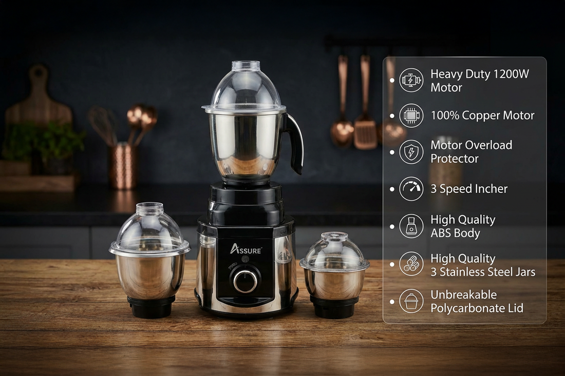 Steelo 1200W Mixer Grinder