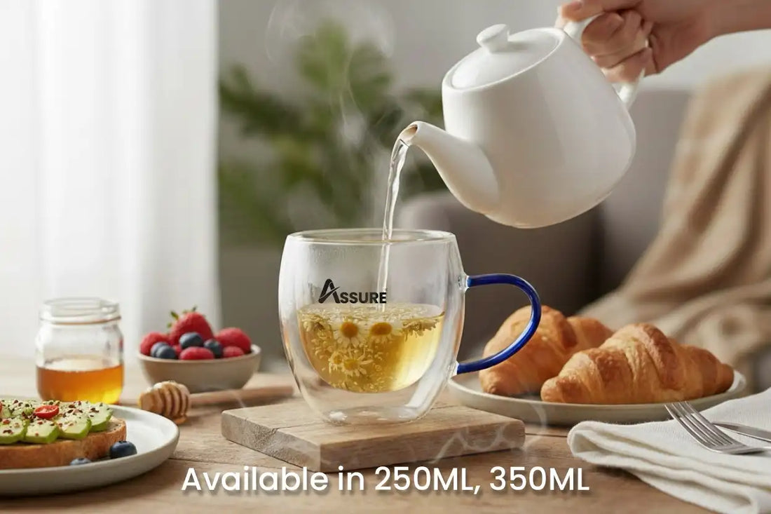 Double Wall Glass Pluto Mug