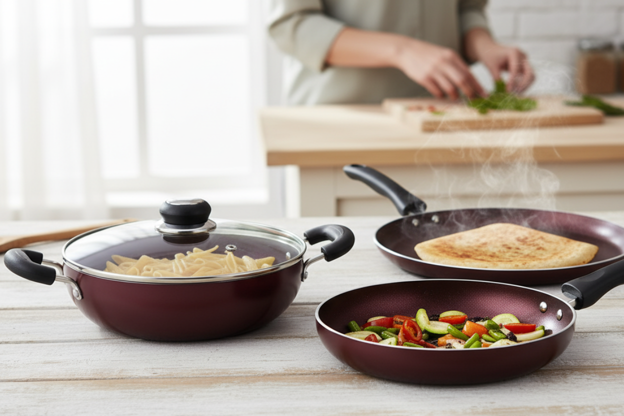 Gold Series Cookware 3 Pcs Gift Set