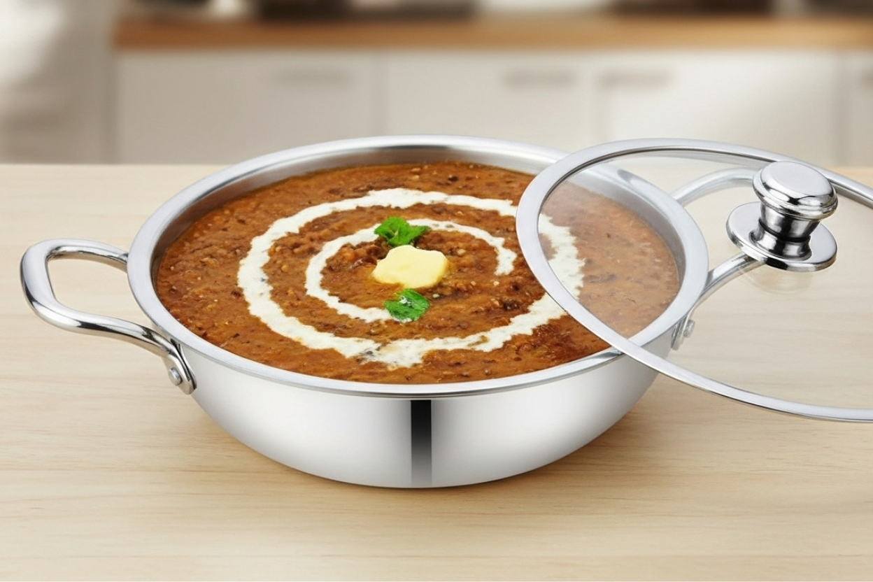 Tri-Ply Deep Kadhai