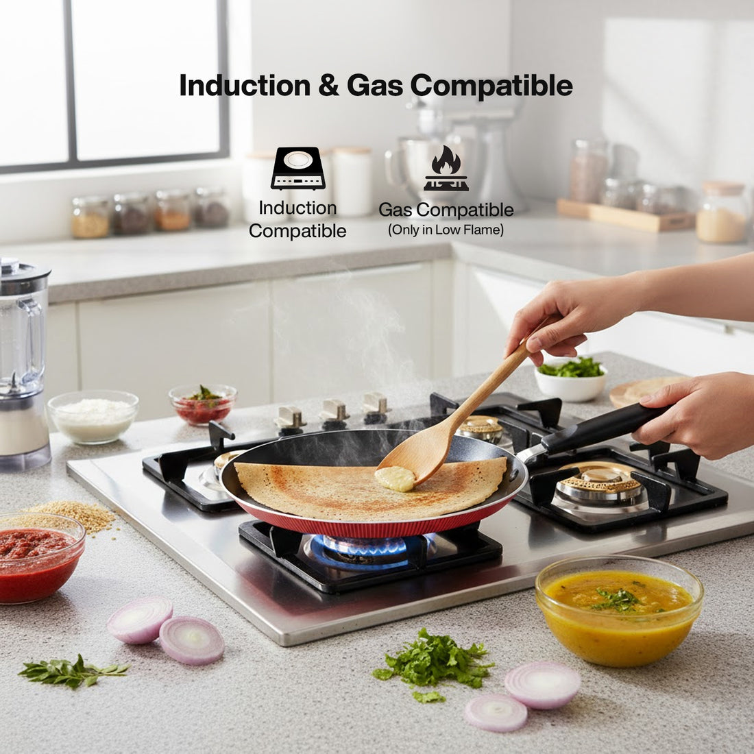 Crimson Dosa Tawa 26" Cm Premium Series