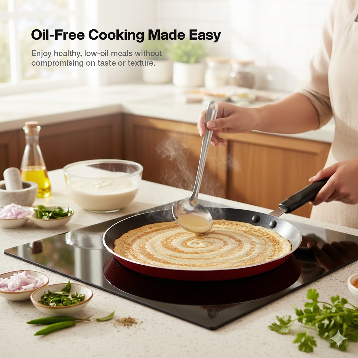 Crimson Dosa Tawa 26" Cm Premium Series