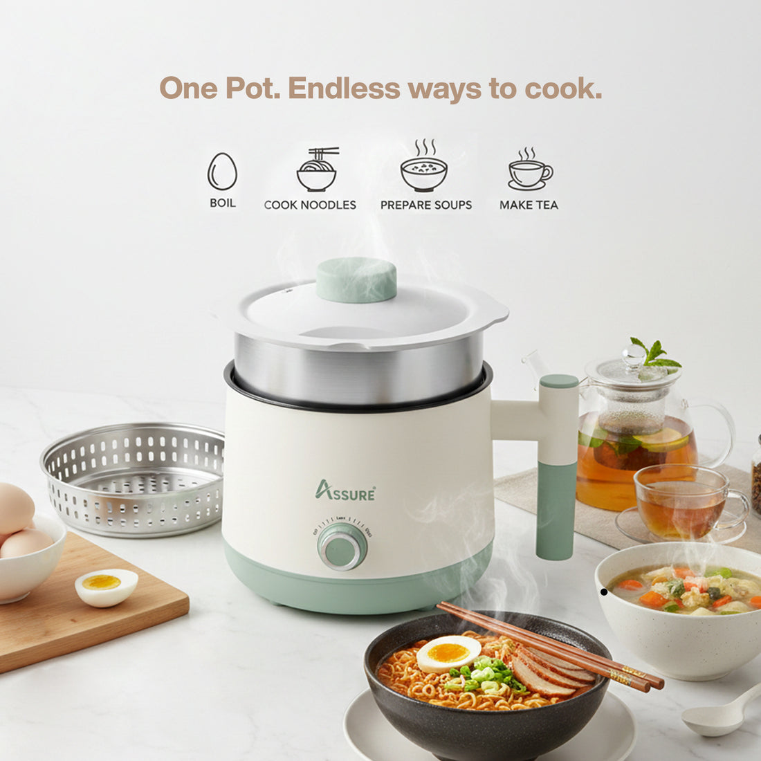 Regal Multi-Functional Electric Cooking Pot – 600W