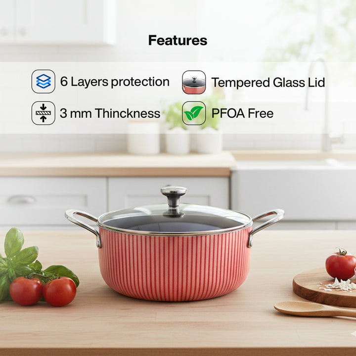 Non-Stick Casserole With Lid Premium Series