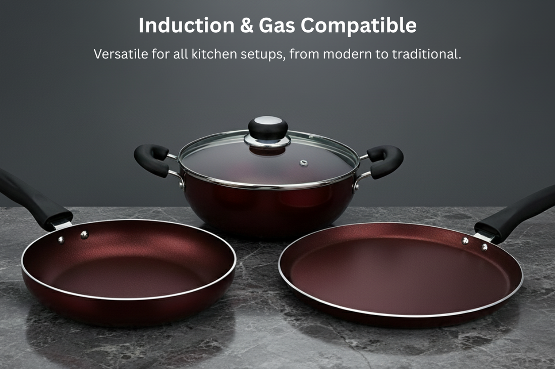 Gold Series Cookware 3 Pcs Gift Set