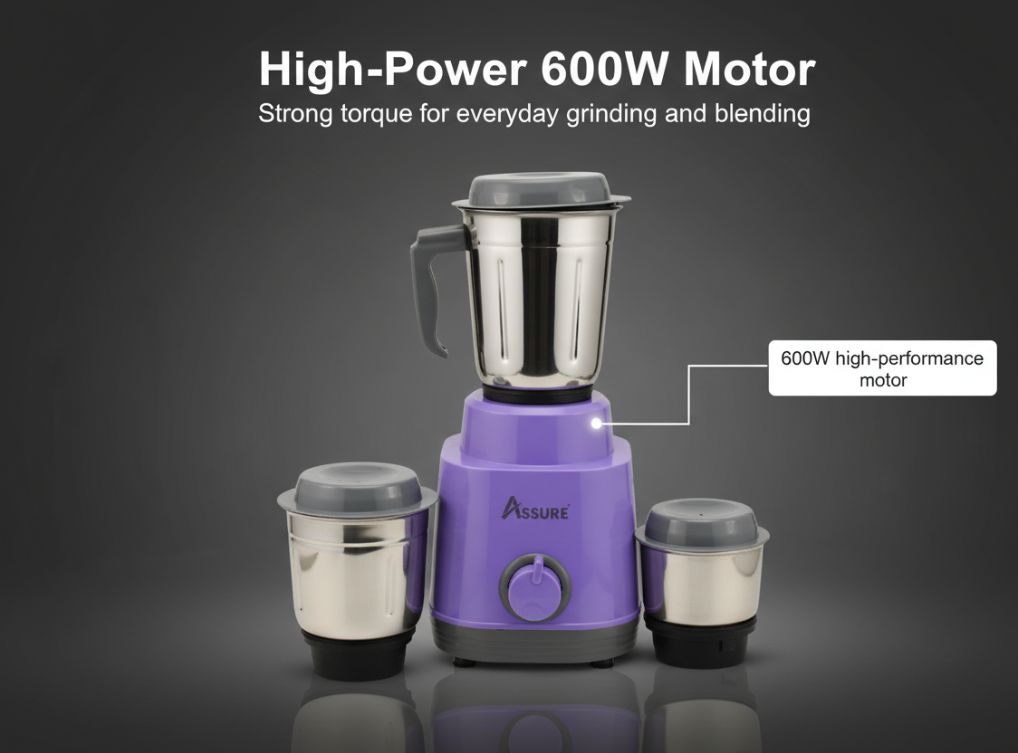 Brezza 600W Mixer Grinder