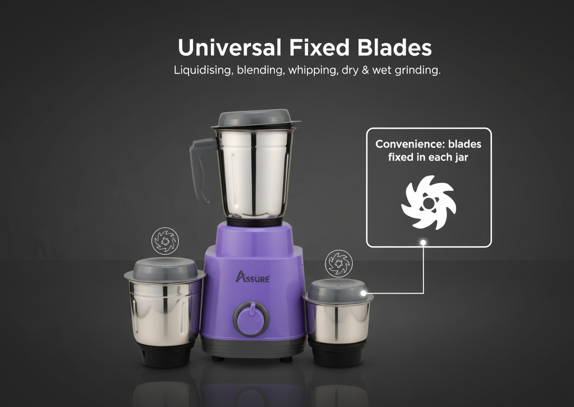 Brezza 600W Mixer Grinder