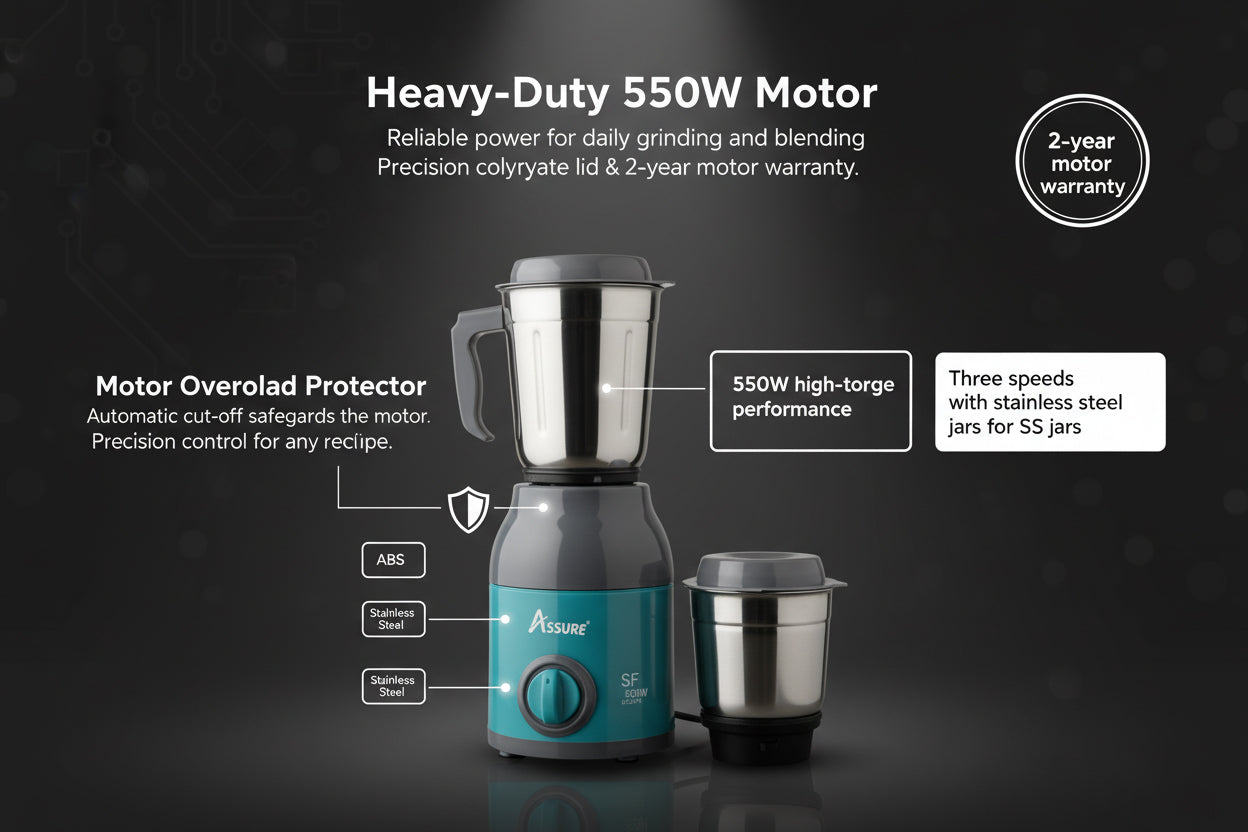 Spark 550W Mixer Grinder
